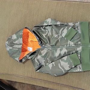 Healthtex Zippered Camo Hoodie Size 3T